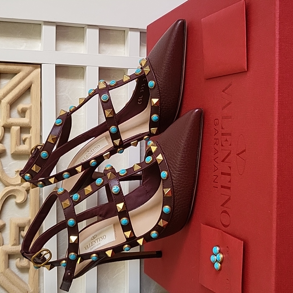 VALENTINO Rockstud Caged Pumps